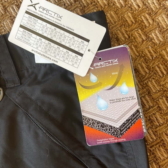 Arctix mens mesh lined cargo pants waterproof snow - Picture 5 of 9
